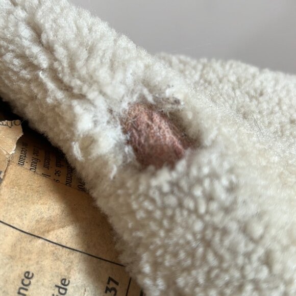 Danier Brown Leather Jacket with Cream Accents - Picture 15 of 16